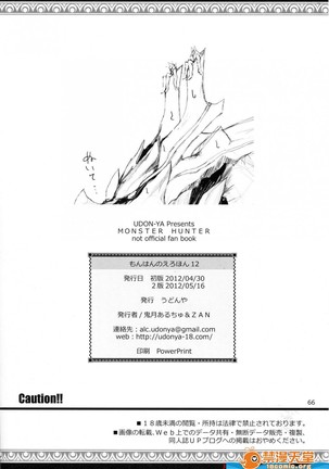 Monhan no Erohon 12（Monster Hunter) Page #64