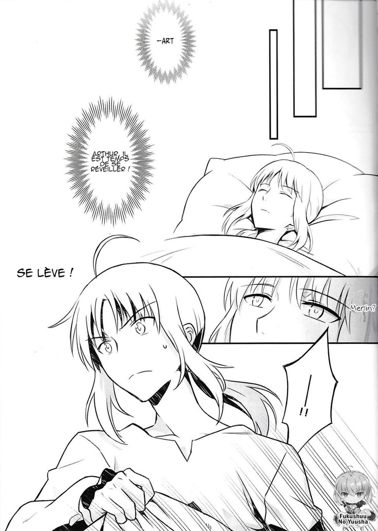 Fate Fanbook #1 Artoria x Morgan