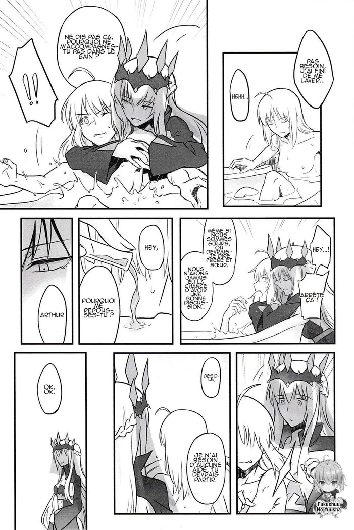 Fate Fanbook #1 Artoria x Morgan