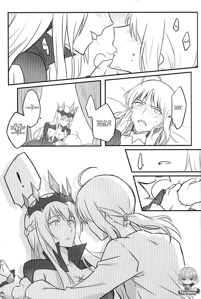 Fate Fanbook #1 Artoria x Morgan
