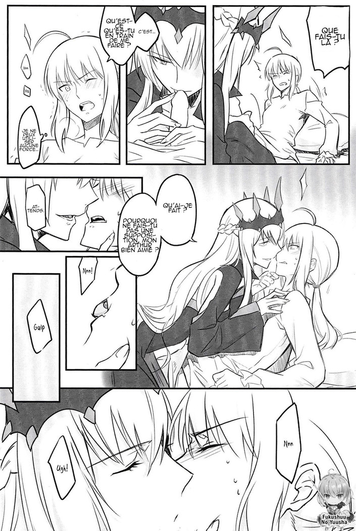 Fate Fanbook #1 Artoria x Morgan