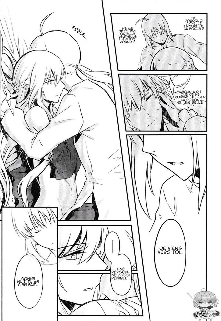 Fate Fanbook #1 Artoria x Morgan