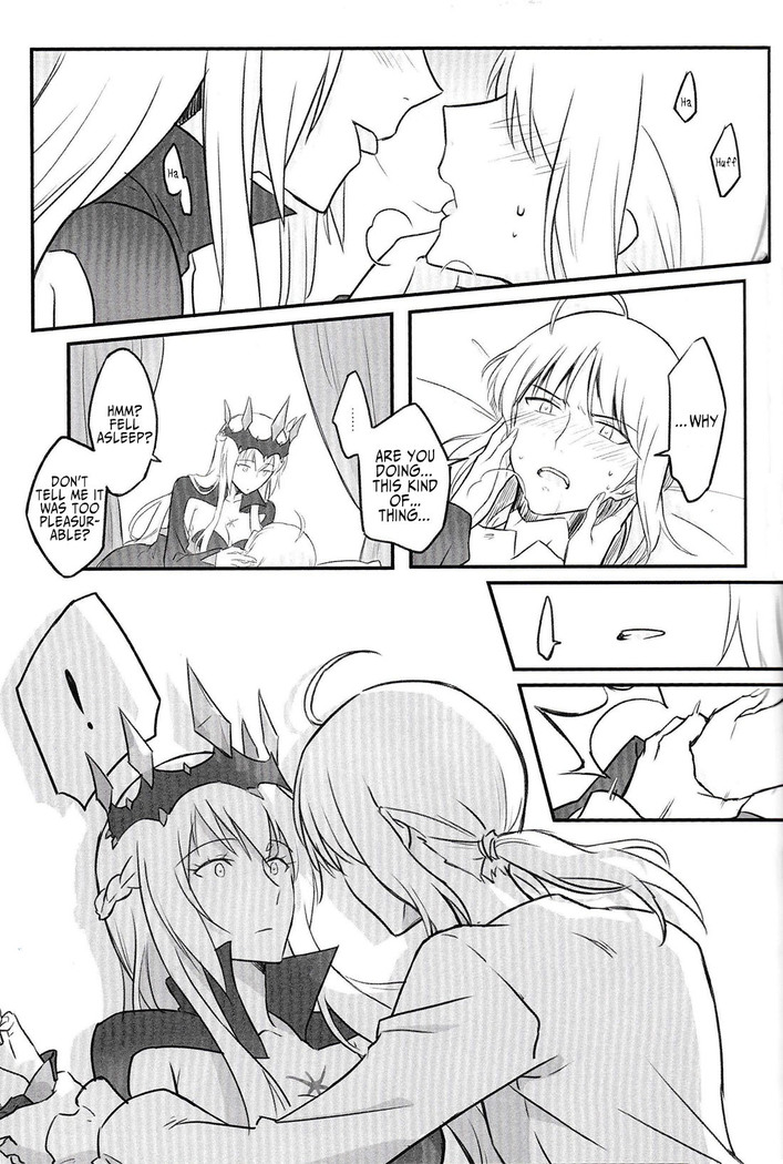 Fate Fanbook #1 Artoria x Morgan