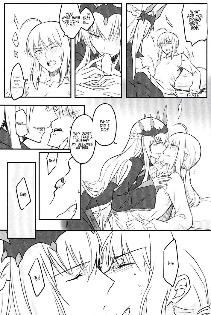 Fate Fanbook #1 Artoria x Morgan