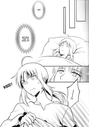 Fate Fanbook #1 Artoria x Morgan Page #18