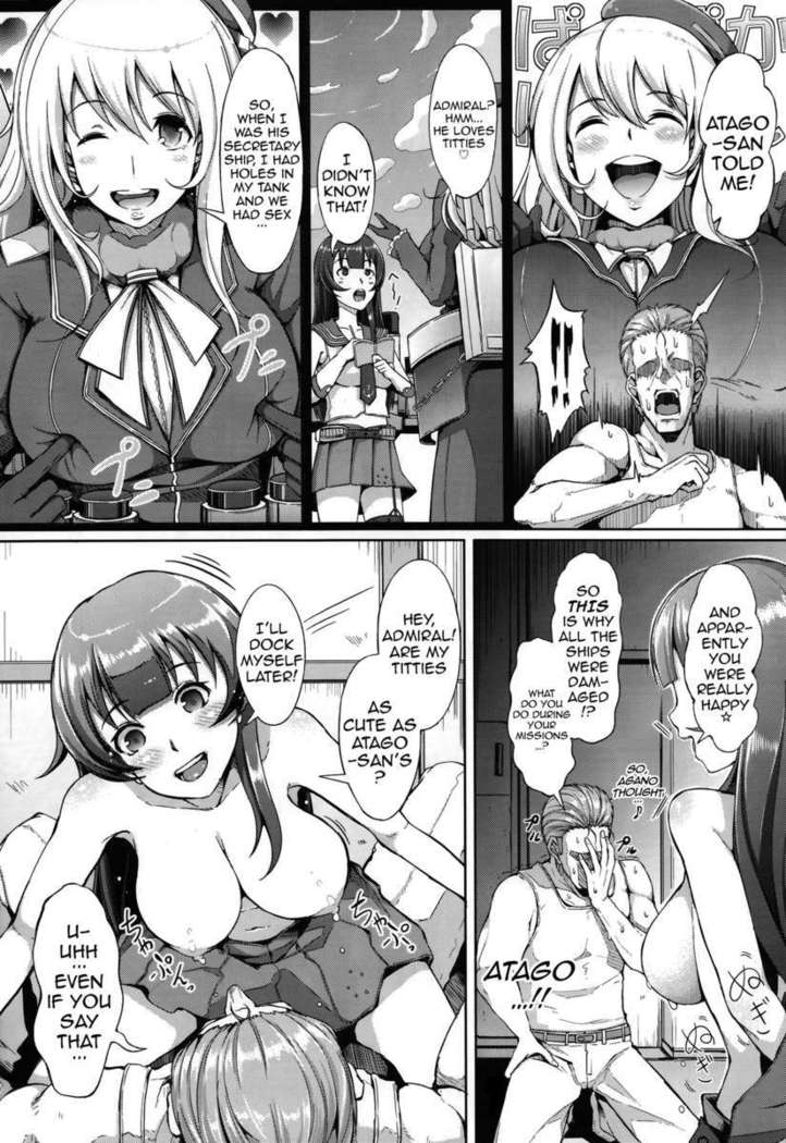 Teitoku-san ♪ Tank ni Ana ga Aichatta