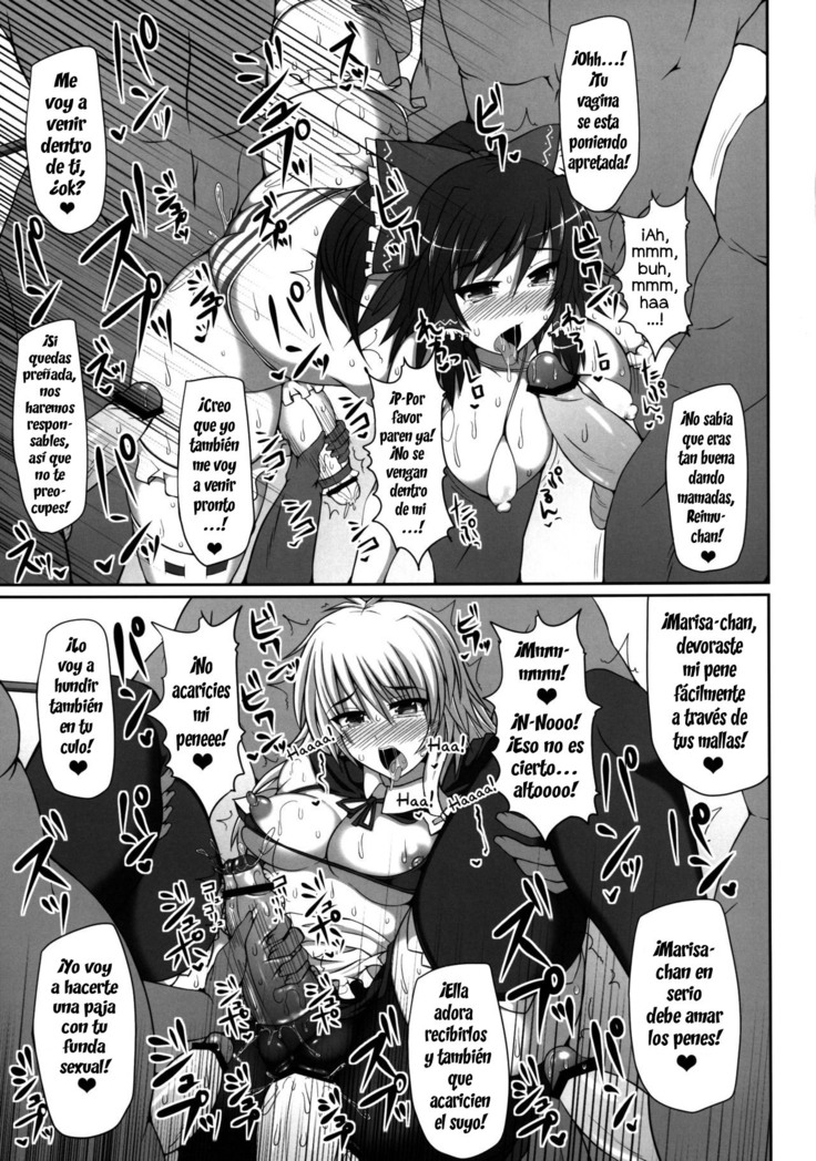 Gensoukyou Futanari Chinpo Wrestling - Reimu VS Marisa