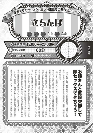 Hajimete no Fuuzoku: Zettaini Shippaishi nai Yoasobi Gaido Page #109