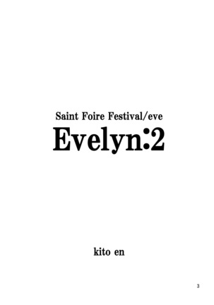 Saint Foire Festival/eve Evelyn:2 Page #3