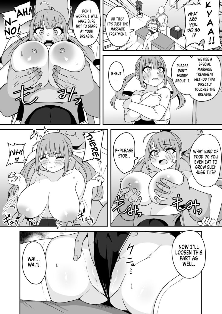 Massage-Ten de Sekuhara Sareru Aqua-chan | Aqua-chan Gets Sexually Harassed at a Massage Parlor