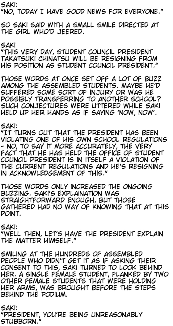 Joseitoka Kaichou | The M-to-F'ed student council president