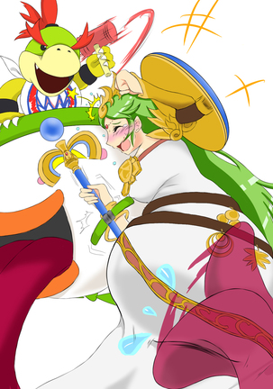 Hentai Kamen's Ticklish Palutena Page #28