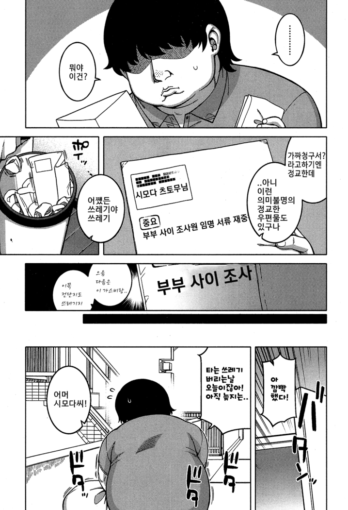 COMIC MILF 2019-04  夫婦仲調査員 부부사이 조사원