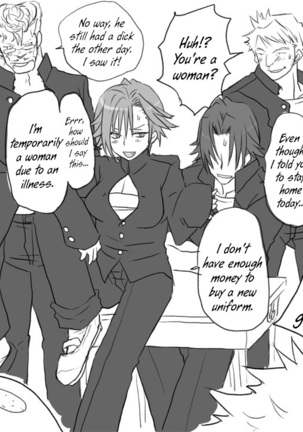 Seitenkango, Shinyuu to | After I got genderbend, my friend and I... Page #203