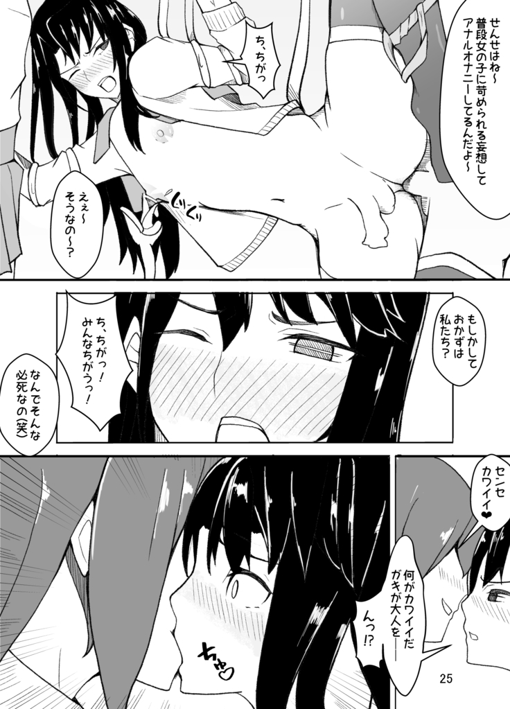 Crossdressing Teacher Gets Molested by Female Students