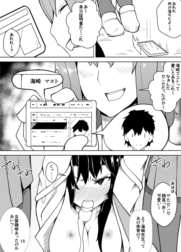 Crossdressing Teacher Gets Molested by Female Students