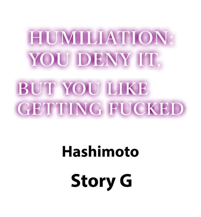 Humiliation: You Deny It, but You Like Getting Fucked