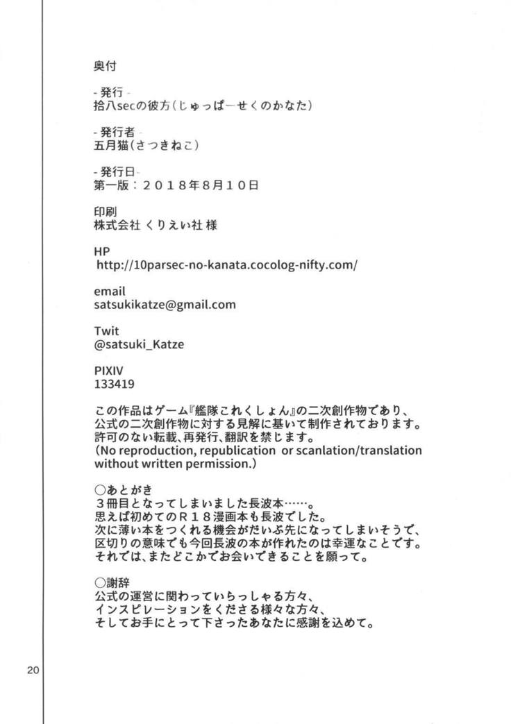 バニー姿の長波ちゃんが提督に何発も子種を注がれてスケべに乱れます!!