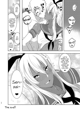 Kasshoku Otokonoko DeliHeal no Erohon ~Yattekita Shimakaze-kun wa Daigaku no Charai Kouhai de――?! Hen - Page 21