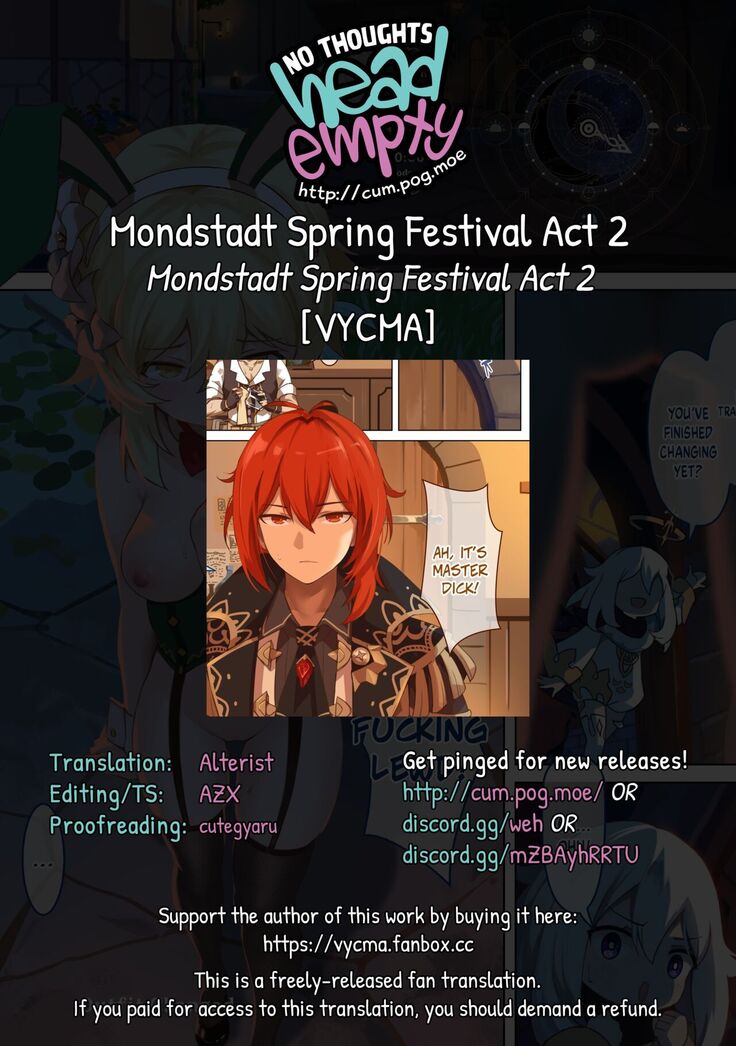 Mondstadt Hot Springs Festival Act 2