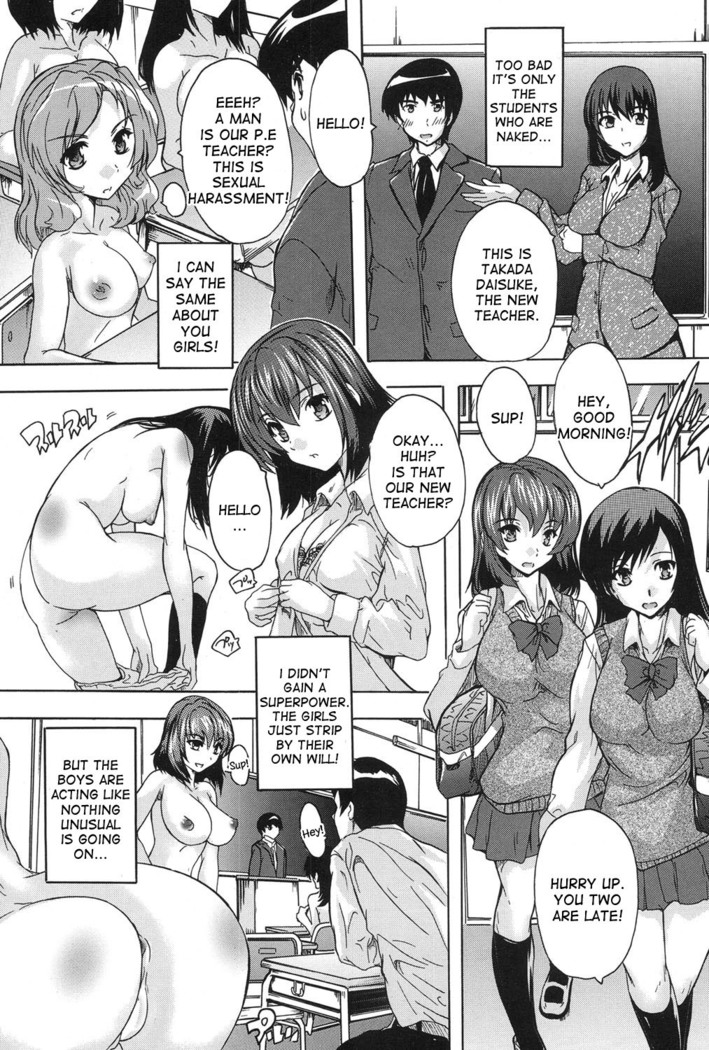Saimin! Zenra Gakuen｜Hypnotism! Nude Girls School Ch. 1-2