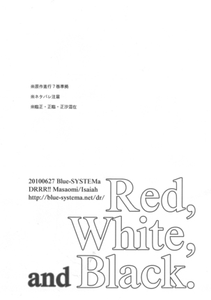 Red, White, and Black. Page #2
