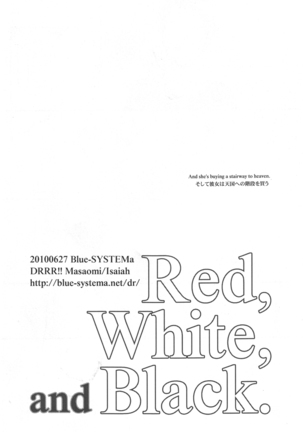 Red, White, and Black. Page #11