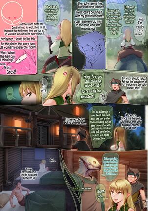 Fel to Mana no Mori -Taieki de Tairyoku Kaifuku sasetekureru Bakunyuu Healer Elf- | Fel and the Forest of Mana -The big titty elf healer recovers my stamina with her bodily fluids- Page #30