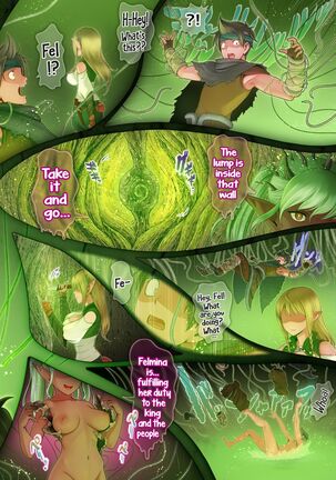 Fel to Mana no Mori -Taieki de Tairyoku Kaifuku sasetekureru Bakunyuu Healer Elf- | Fel and the Forest of Mana -The big titty elf healer recovers my stamina with her bodily fluids- - Page 45