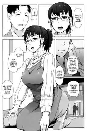 Tsuma to Charao ga Kieta NTR Bedroom + Kahitsu Ban | Mi esposa y un playboy dentro del dormitorio del Netorare + Kahitsu Ban Page #8