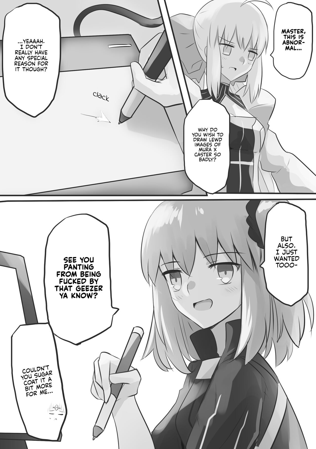 Mura x Caster 1 Fate Grand Order Free Hentai 
