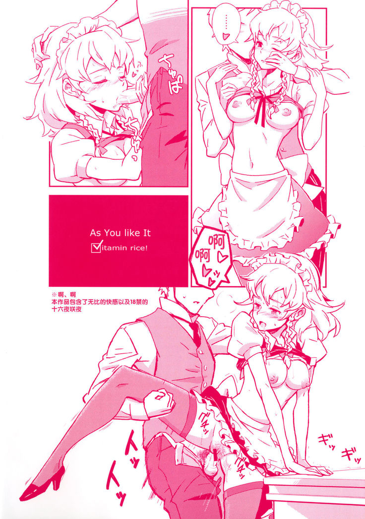 Maid Yatottara Sakuya-san Datta.