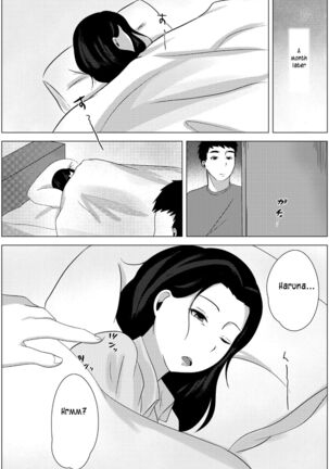 Yobai kara Hajimaru Haha to Musuko no Fuufu Seikatsu | Late night visit leads mother and son to marital relations Page #35