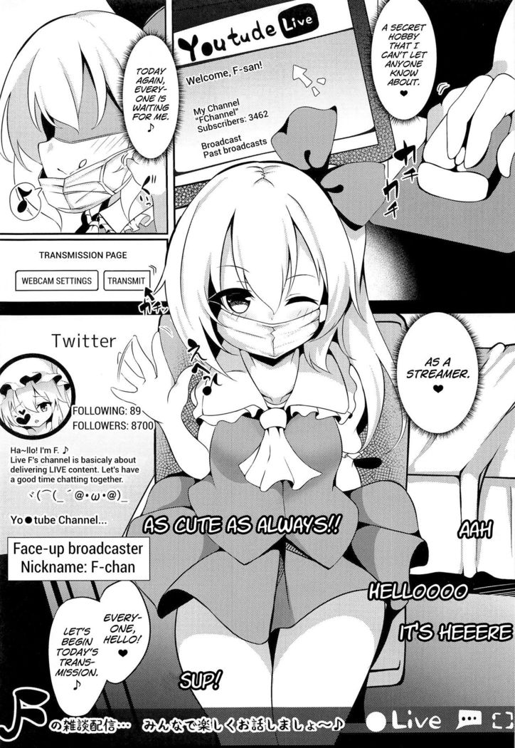 Haishingai! Ano Ninki YouTuber Flandre no Himitsu