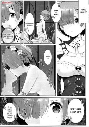 Rem no Ecchi na Nayami o Kaiketsu shitekudasai | Please Help Release Rem's Pent Up Sexual Frustration - Page 2