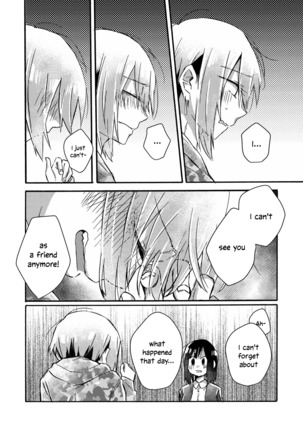 We can't go back to being friends | Tomodachi ni nante modorenai - Page 26