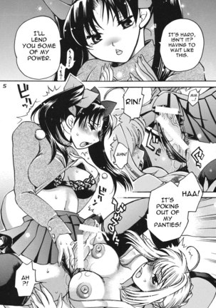 Futanari Rin X Huge-Rack Saber Page #5