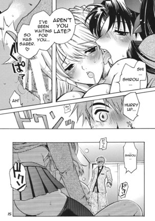 Futanari Rin X Huge-Rack Saber Page #15
