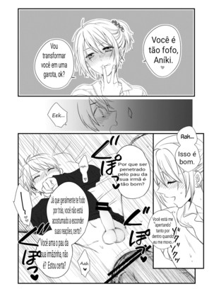 Futanari JK ni Moteasobareru Kawaisou na Onii-chan Português - Page 5