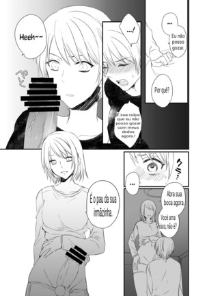 Futanari JK ni Moteasobareru Kawaisou na Onii-chan Português - Page 12