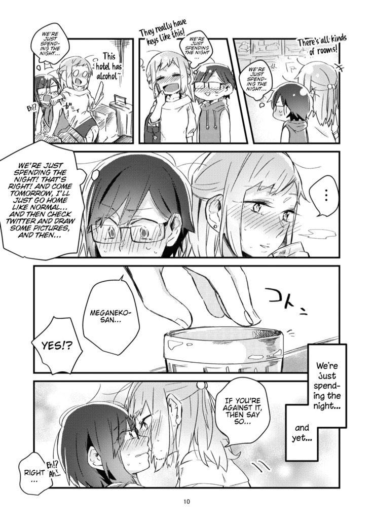 Akogare no Yuri Eshi-san to Off-Pako Shitatta wwwww | I Had IRL Sex with the Yuri Artist I Admire wwwww