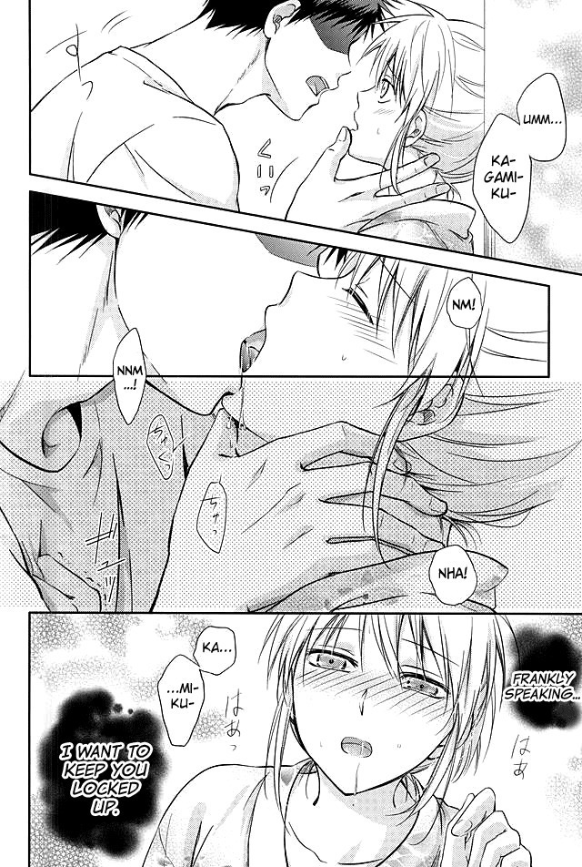 Kagami-kun to Kuroko-san no Natsu.  english biribiri