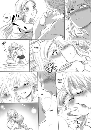 BreaWi No LinZel Ga Hitasura Ichaicha Shite Sukebe Na Koto Suru Manga | Un Manga BotW Où Link Et Zelda Flirt Et Font Des Choses Obscènes Page #4