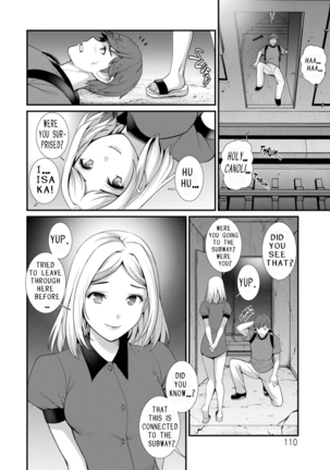 Chika 30m no Mitsugetsu o... | Honeymoon at 30 meters underground - Page 111