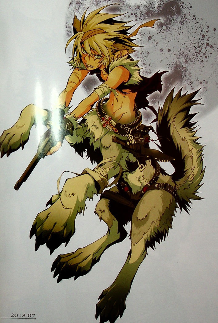 THE WILD LEG wolf