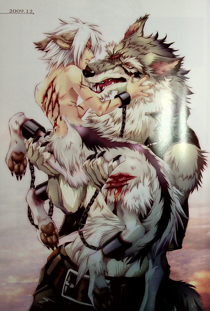 THE WILD LEG wolf