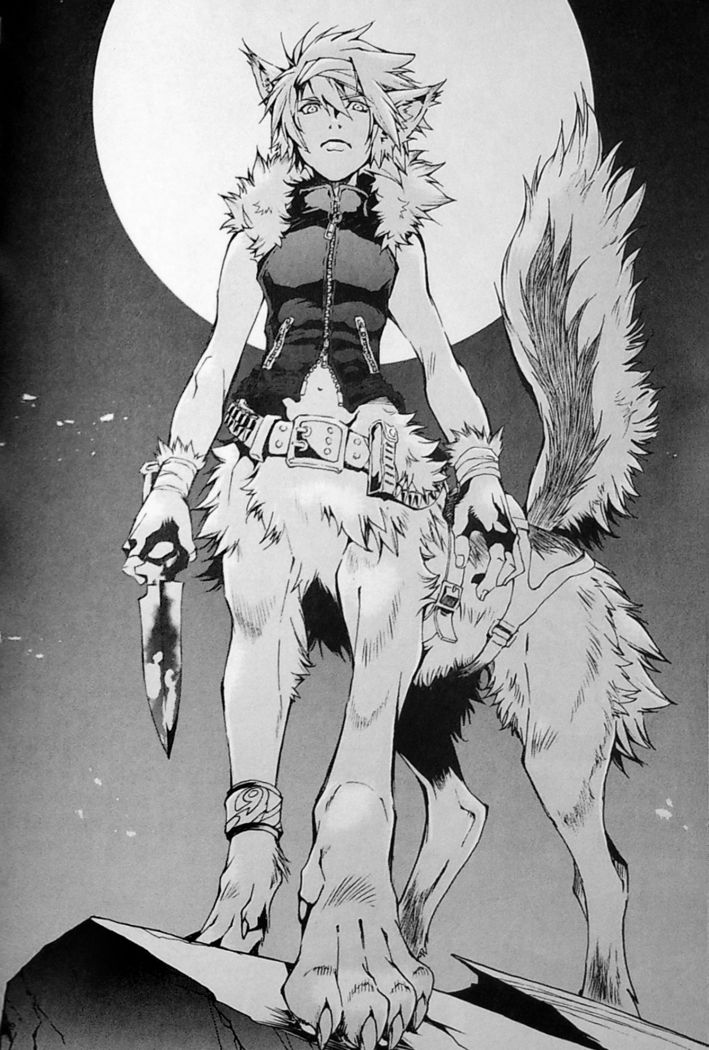 THE WILD LEG wolf