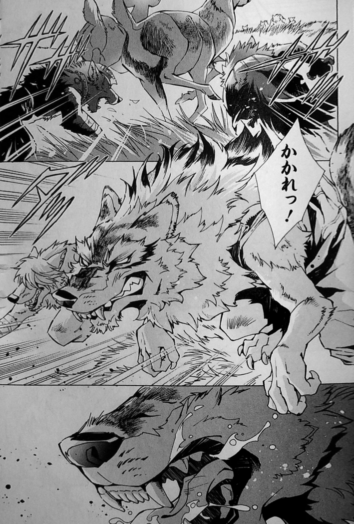 THE WILD LEG wolf