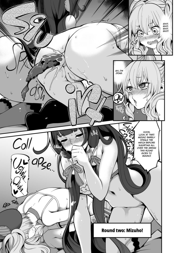 [Showa Saishuu Sensen (Hanauna)] Taiketsu Mizuho VS Kashima (Seiteki na Imi de) | Mizuho vs Kashima Lewd-Down (Kantai Collection -KanColle-) [English] {2d-market.com} [Decensored] [Digital]