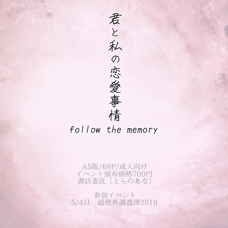 Kimi to watashi no ren'ai jijō forō the memory sample